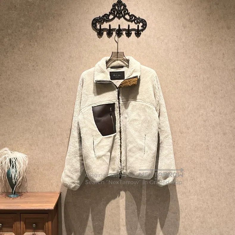 Loro Piana Loro Piana New Patch Pocket Letter Logo Teddy Jacket Size M / US 6-8 / IT 42-44 - 1 Thumbnail