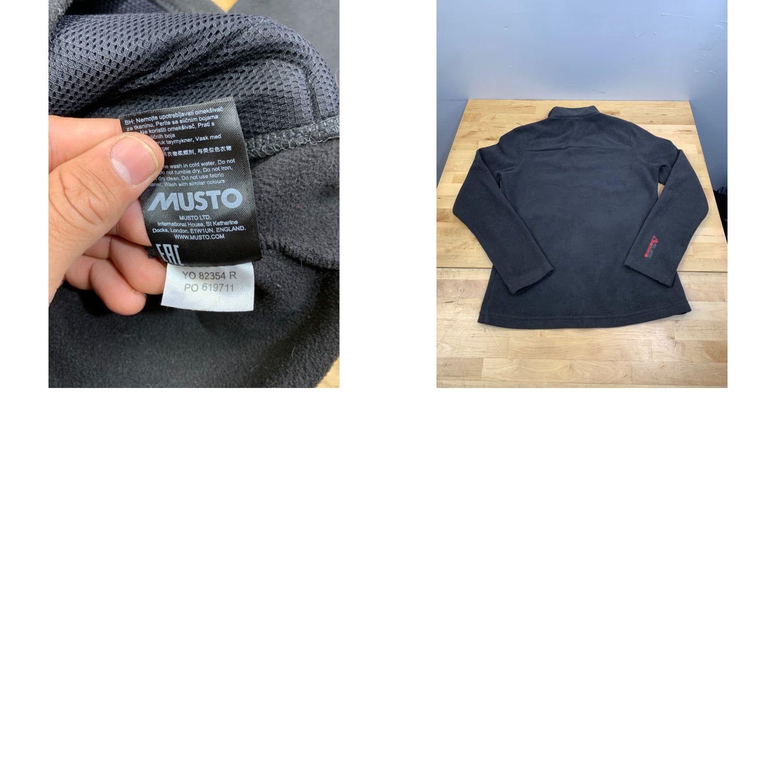 Musto MUSTO Jacket Womens 6 Black Full Zip Pockets Fleece Corsica Size 6 Casual Outdoor Size M / US 6-8 / IT 42-44 - 8 Thumbnail