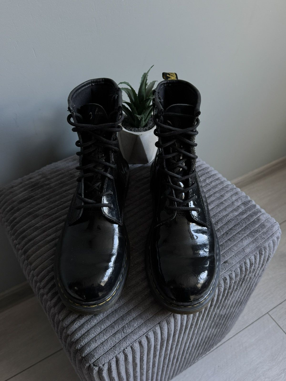 Dr. Martens Dr.Martens 1460 Patent Leather Lamper Boots Size US 8 / IT 38 - 5 Thumbnail