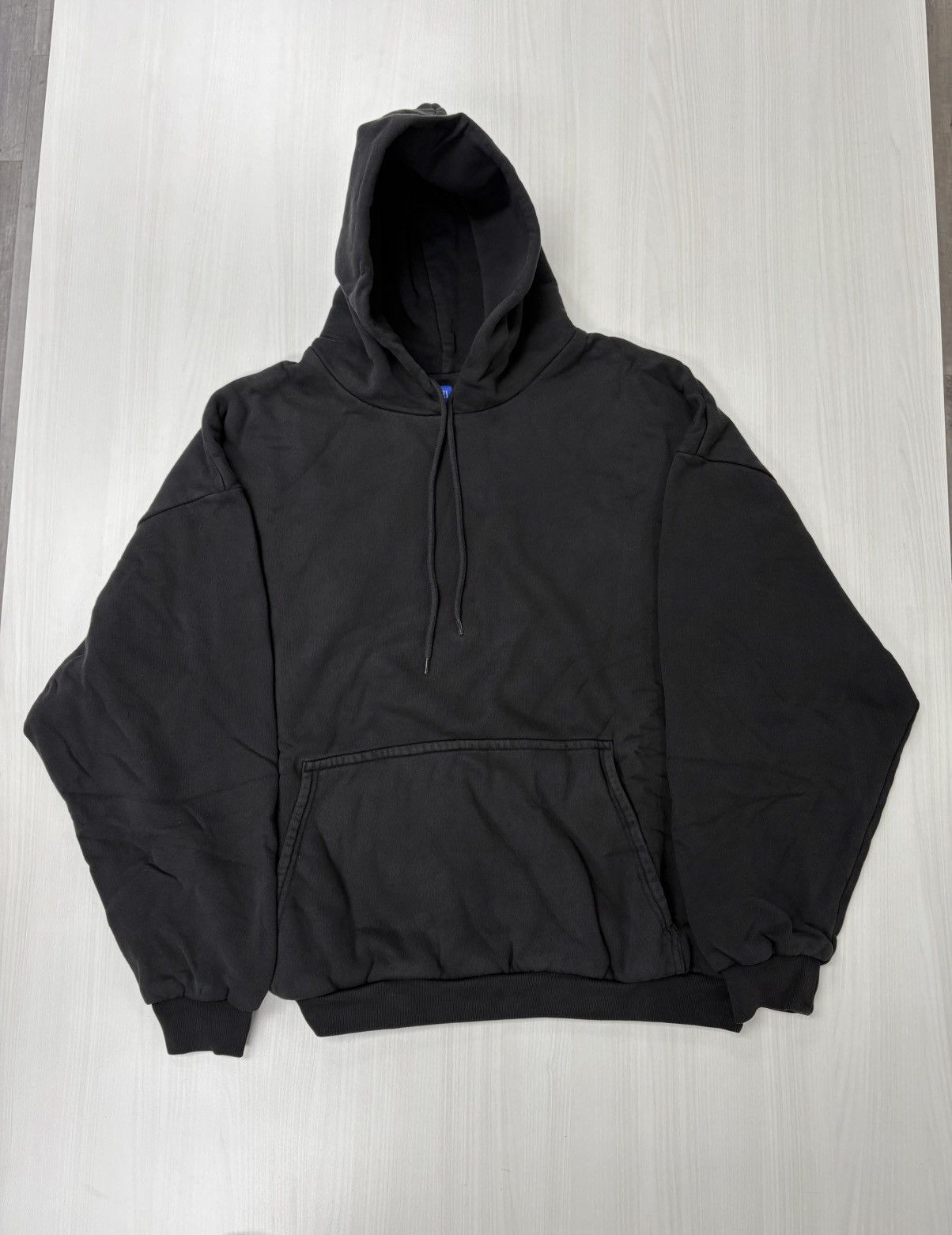YZY x GAP oversize boxy fit Hoodie Black XS