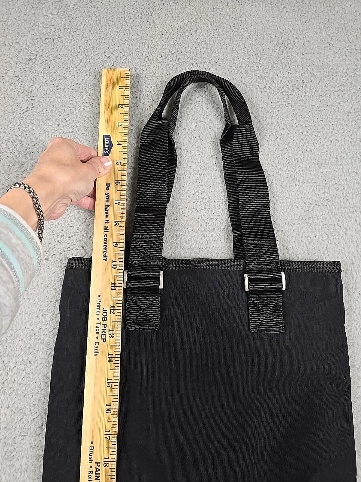 Other Patrice Beaute Coated Canvas Tote Shoulder Bag Purse Black Size ONE SIZE - 12 Thumbnail