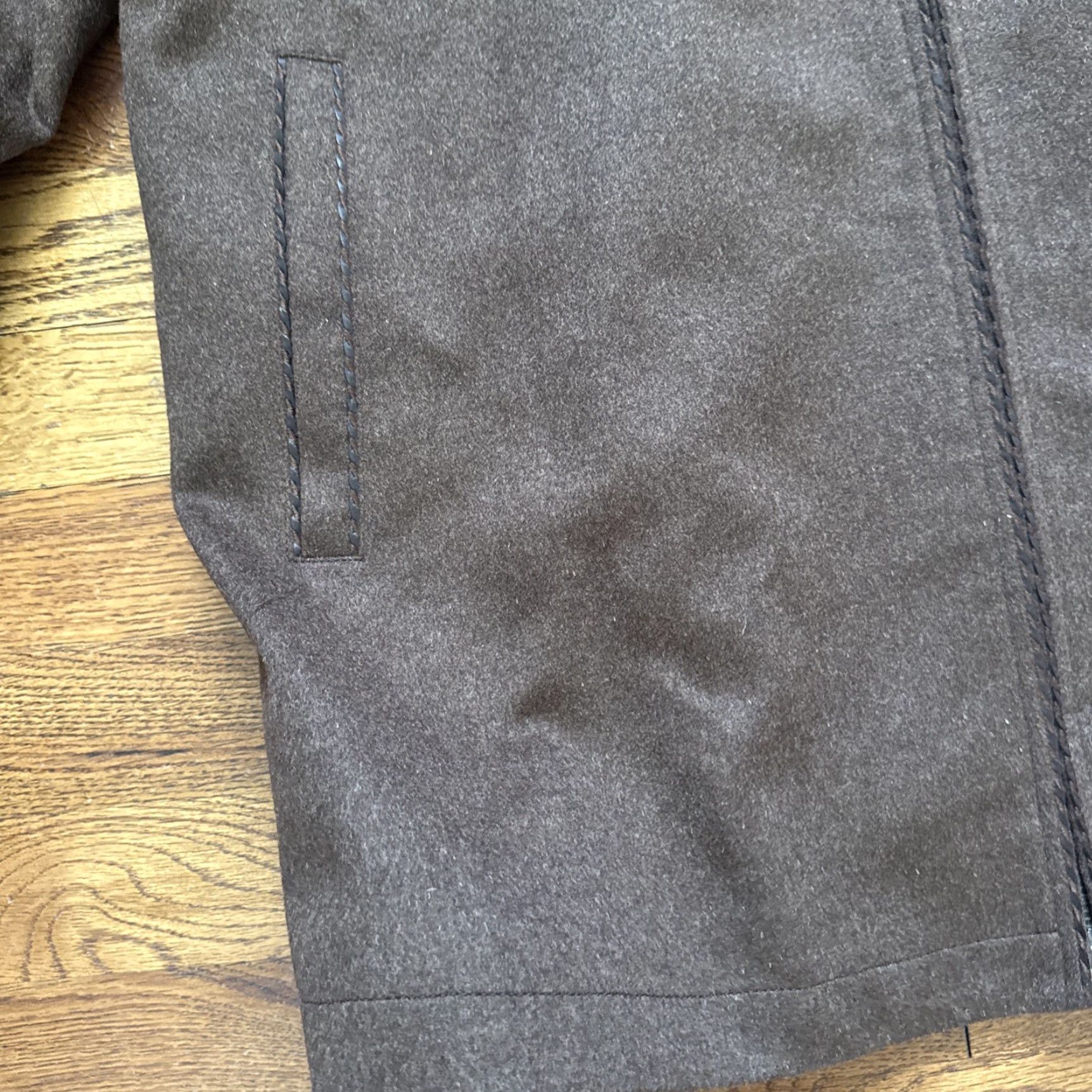 Vintage Carmel Zhao Full Zip Jacket Coat BROWN XL Wool & Cashmere Size XL / US 12-14 / IT 48-50 - 3 Thumbnail