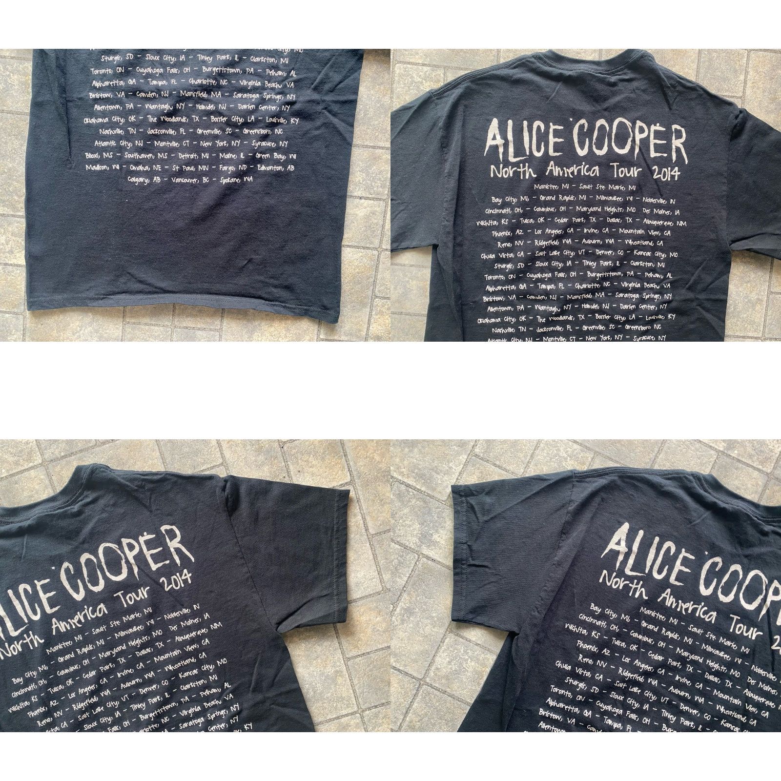 Gildan VINTAGE 2014 Alice Cooper Tour Shirt Gildan Men’s Medium Black Short Sleeve Size US M / EU 48-50 / 2 - 9 Thumbnail