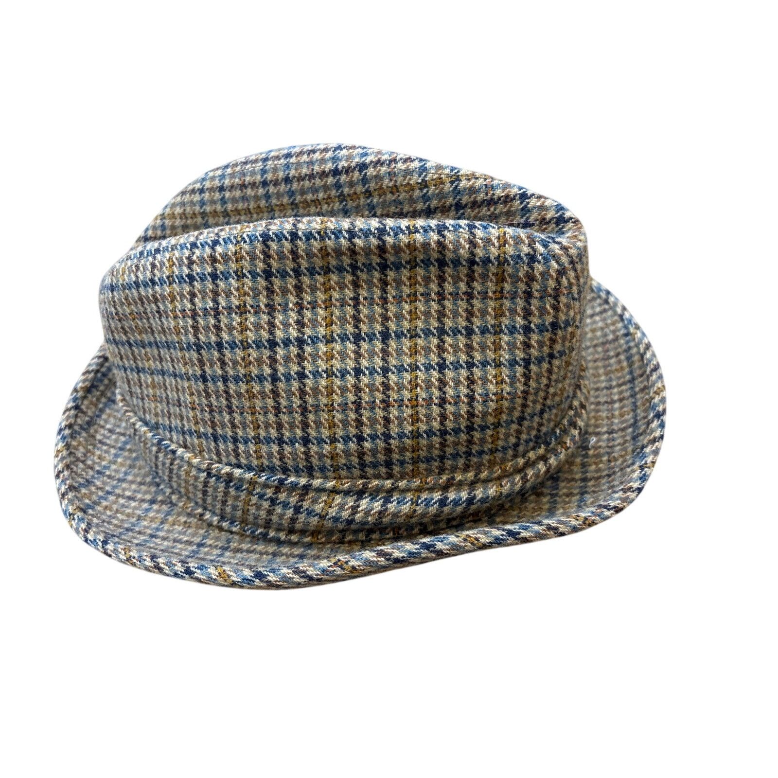 Towncraft VTG 1969 NWT Towncraft 100% Wool Fedora hat trilby Medium Size ONE SIZE - 7 Thumbnail