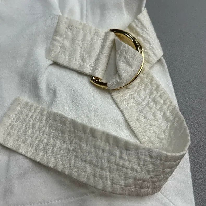 Louis Vuitton Louis Vuitton White metal logo belt short sleeves Size US XL / EU 56 / 4 - 7 Thumbnail