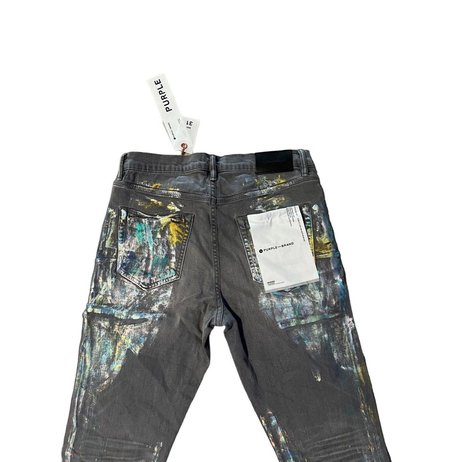 Purple Brand Purple Brand Jeans Mens Slim Fit Grey $320 Size 31/32 Size US 31 - 4 Thumbnail
