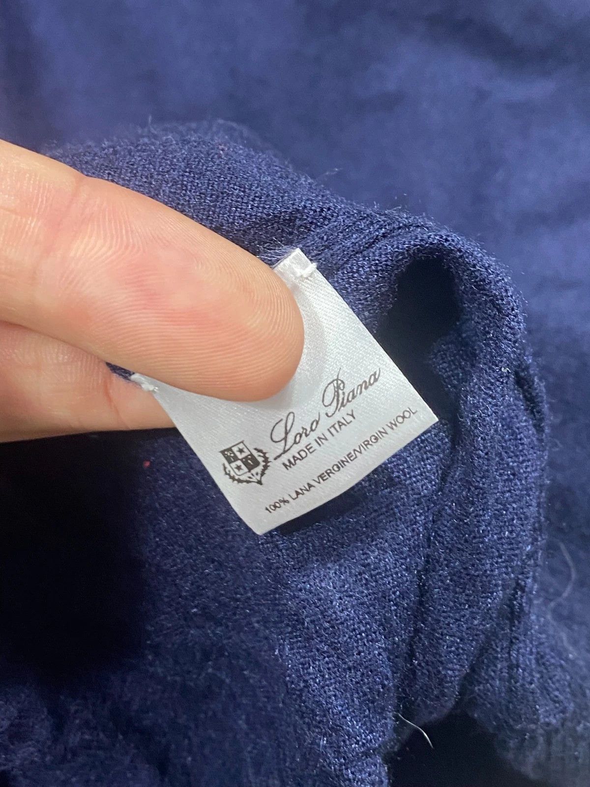 Loro Piana Loro Piana Sweater Wool 100% Blue Size US M / EU 48-50 / 2 - 5 Thumbnail