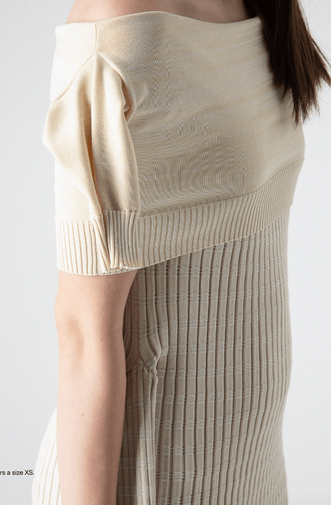 Maison Margiela $890 MM6 Maison Margiela Ribbed Dress Size S / US 4 / IT 40 - 4 Thumbnail