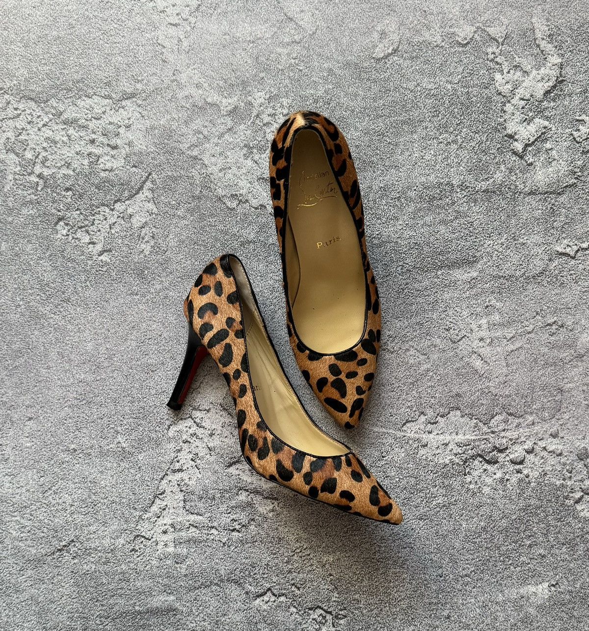 Christian Louboutin Christian Louboutin 37 leopard 🐆 heels 👠 shoes high Size US 7 / IT 37 - 1 Thumbnail
