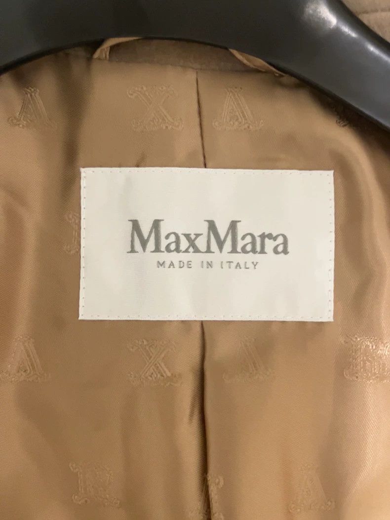 Max Mara Max Mara Camel cropped wool and cashmere coat Size S / US 4 / IT 40 - 4 Thumbnail