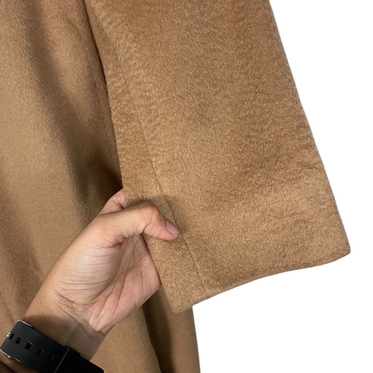 Max Mara Max Mara Brown Coat With Large Fur Collar Size XS / US 0-2 / IT 36-38 - 15 Thumbnail