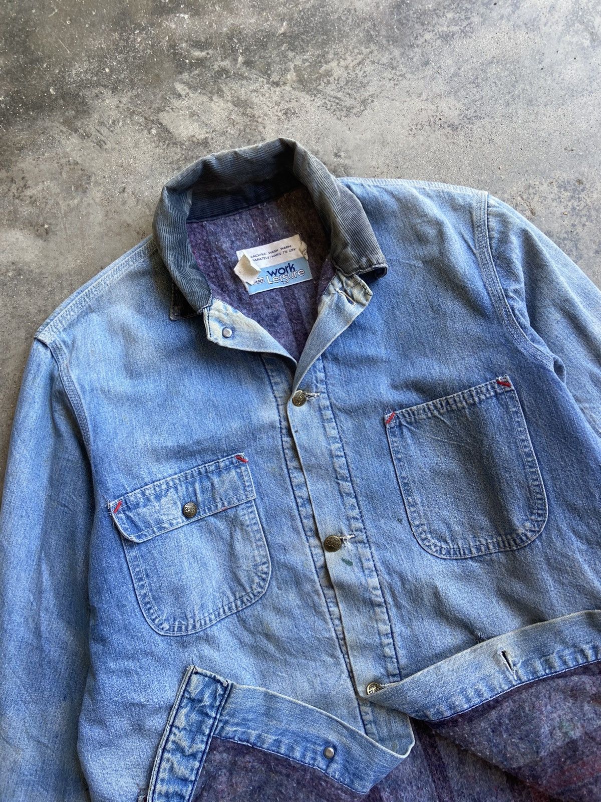 Sears VINTAGE 70s SEARS CHORE JACKET Size US L / EU 52-54 / 3 - 12 Thumbnail