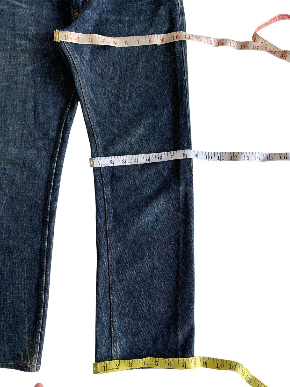 Helmut Lang HELMUT LANG BUTTON FLY CLASSIC DENIM JEANS Size US 29 - 15 Thumbnail