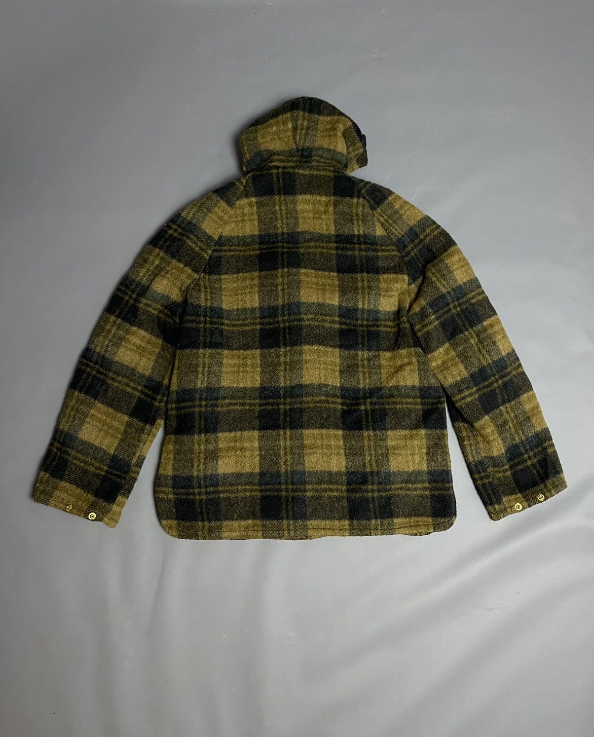 William Barry VTG 70s William Barry Flannel Plaid Jacket Hooded Sz M USA Size US M / EU 48-50 / 2 - 2 Thumbnail
