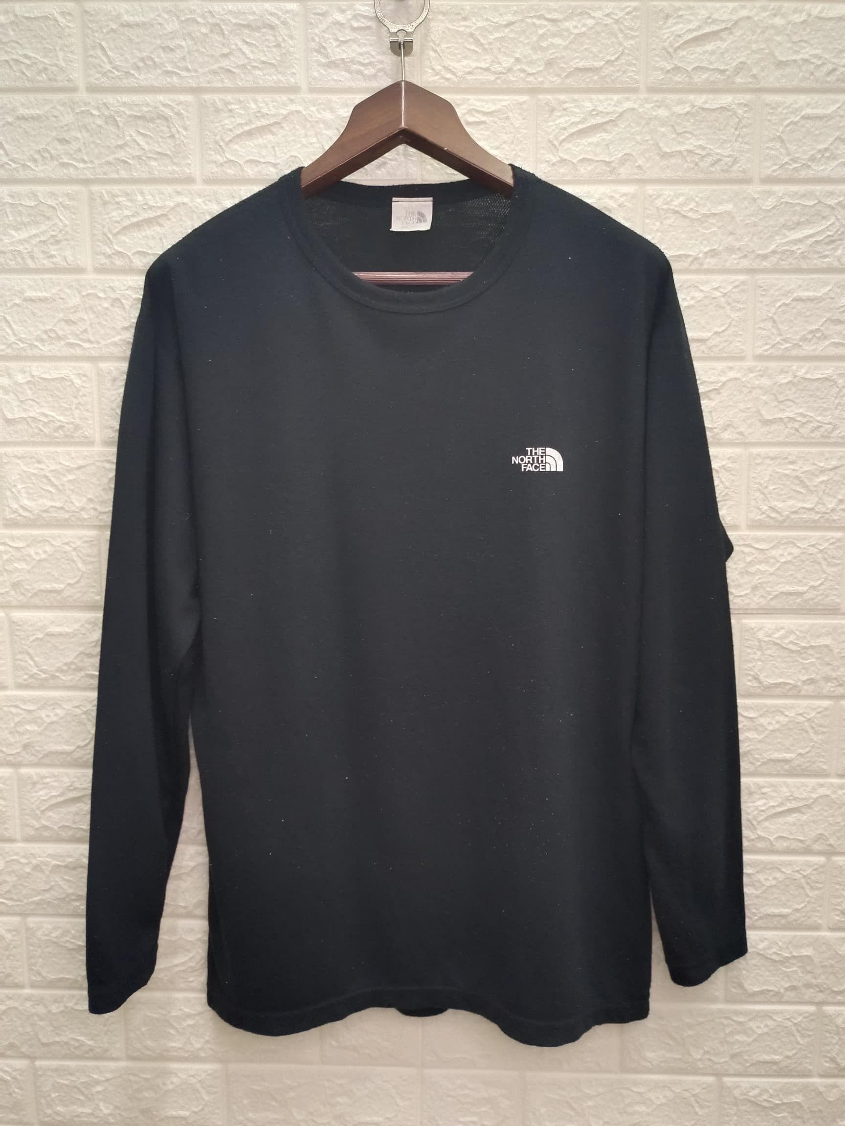 Vintage The North Face long sleave knit Vintage 90s made in japan Size US L / EU 52-54 / 3 - 1 Thumbnail
