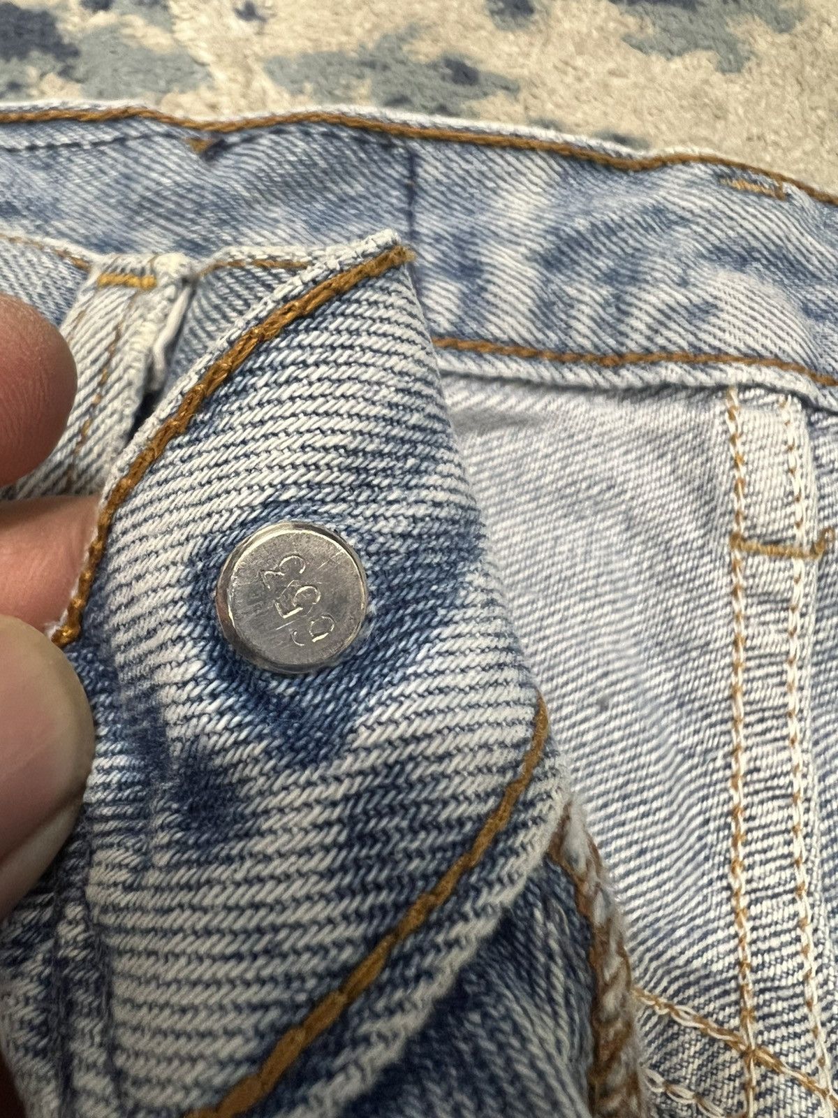 Levi's Vintage Levis Button 653 Made in Usa Distressed Denim Jeans Size US 30 / EU 46 - 8 Thumbnail