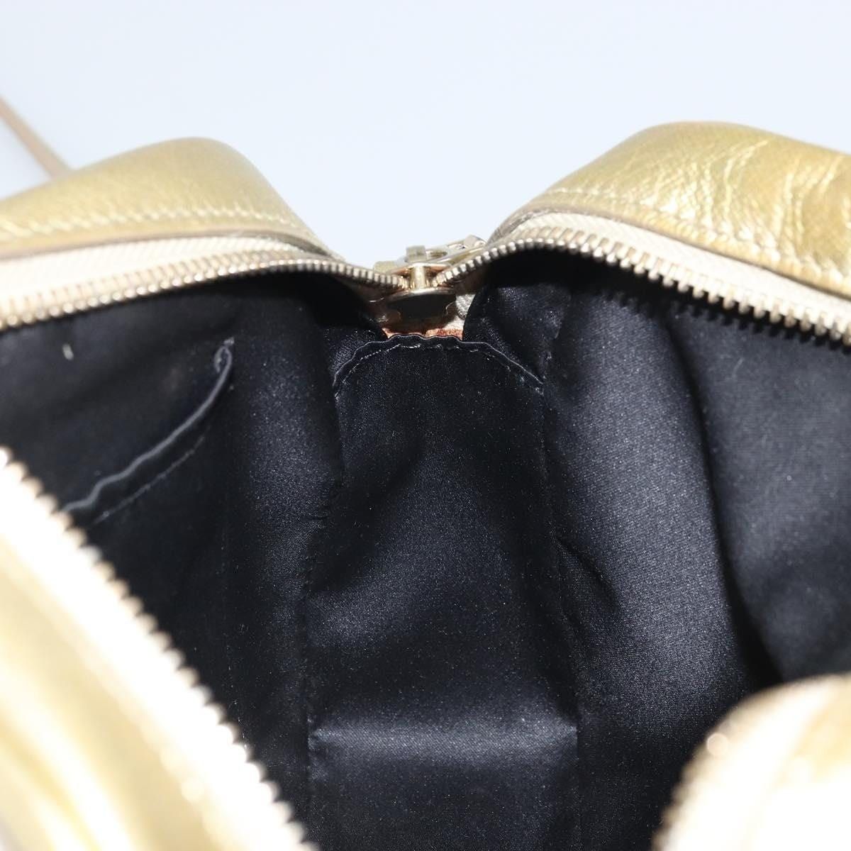 Versace Versace Leather Medusa Shoulder Bag Gold Size ONE SIZE - 6 Thumbnail