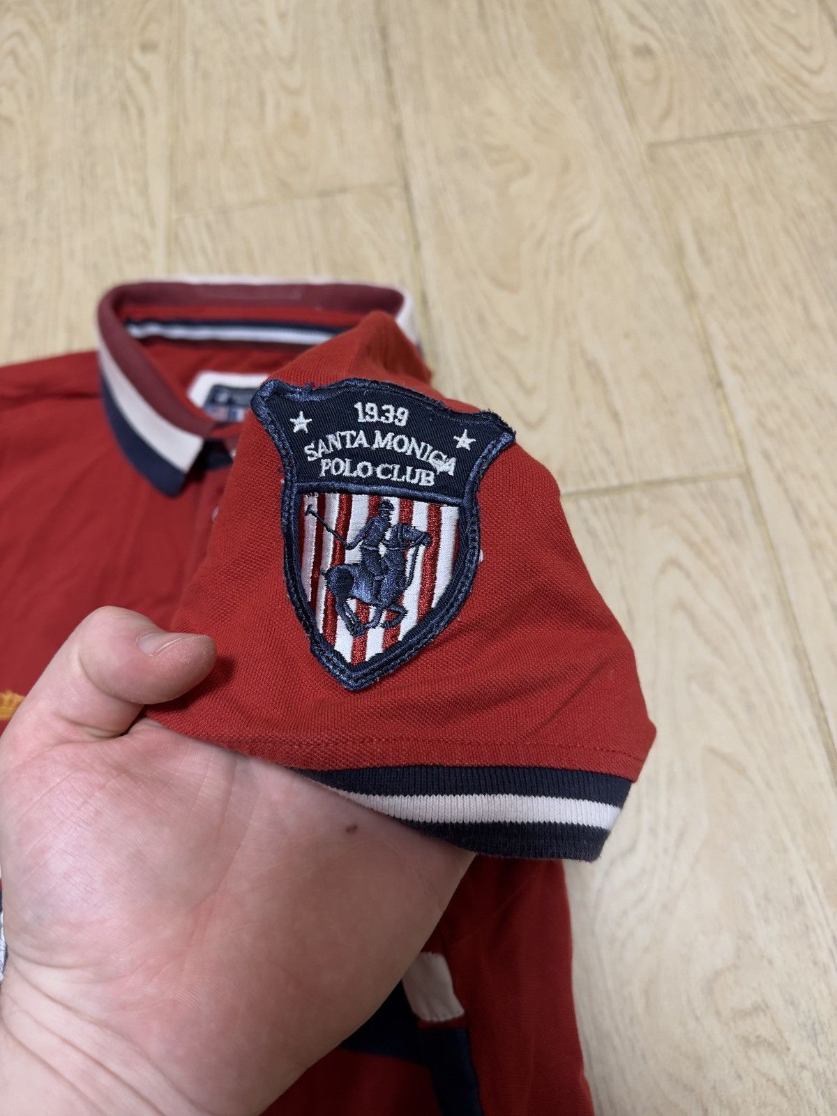 Vintage Vintage USA Santa Monica Club California Polo RL style Size US L / EU 52-54 / 3 - 5 Thumbnail