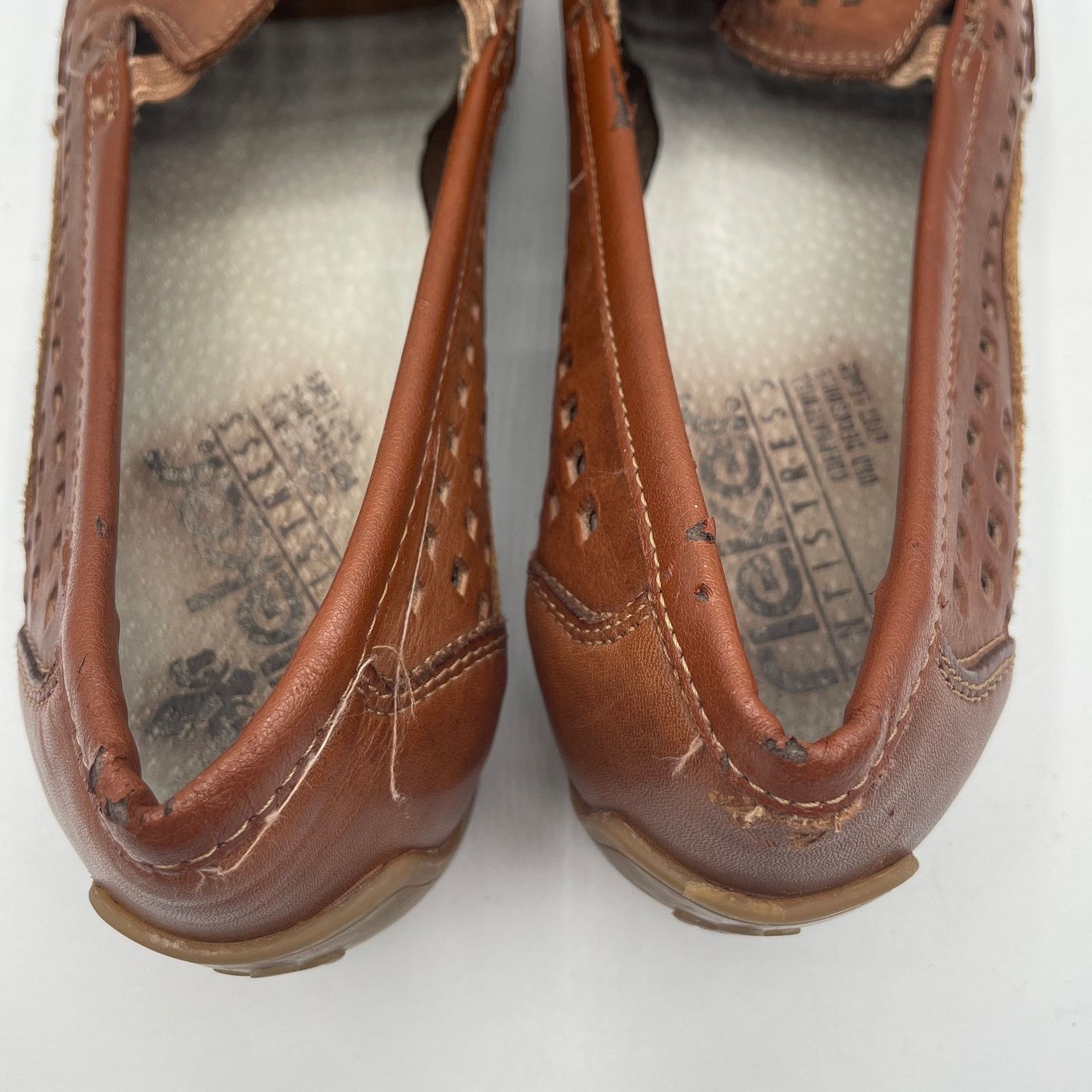 Rieker Rieker Anti Stress Loafers Leather Brown Mens 40 7.5 Size US 7.5 / EU 40-41 - 7 Thumbnail