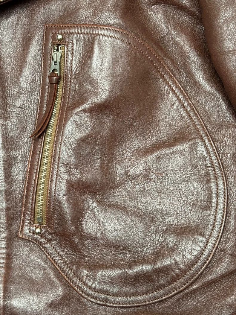 Freewheelers Freewheelers Labari oblique zipper motorcycle leather coat- Size US M / EU 48-50 / 2 - 2 Thumbnail