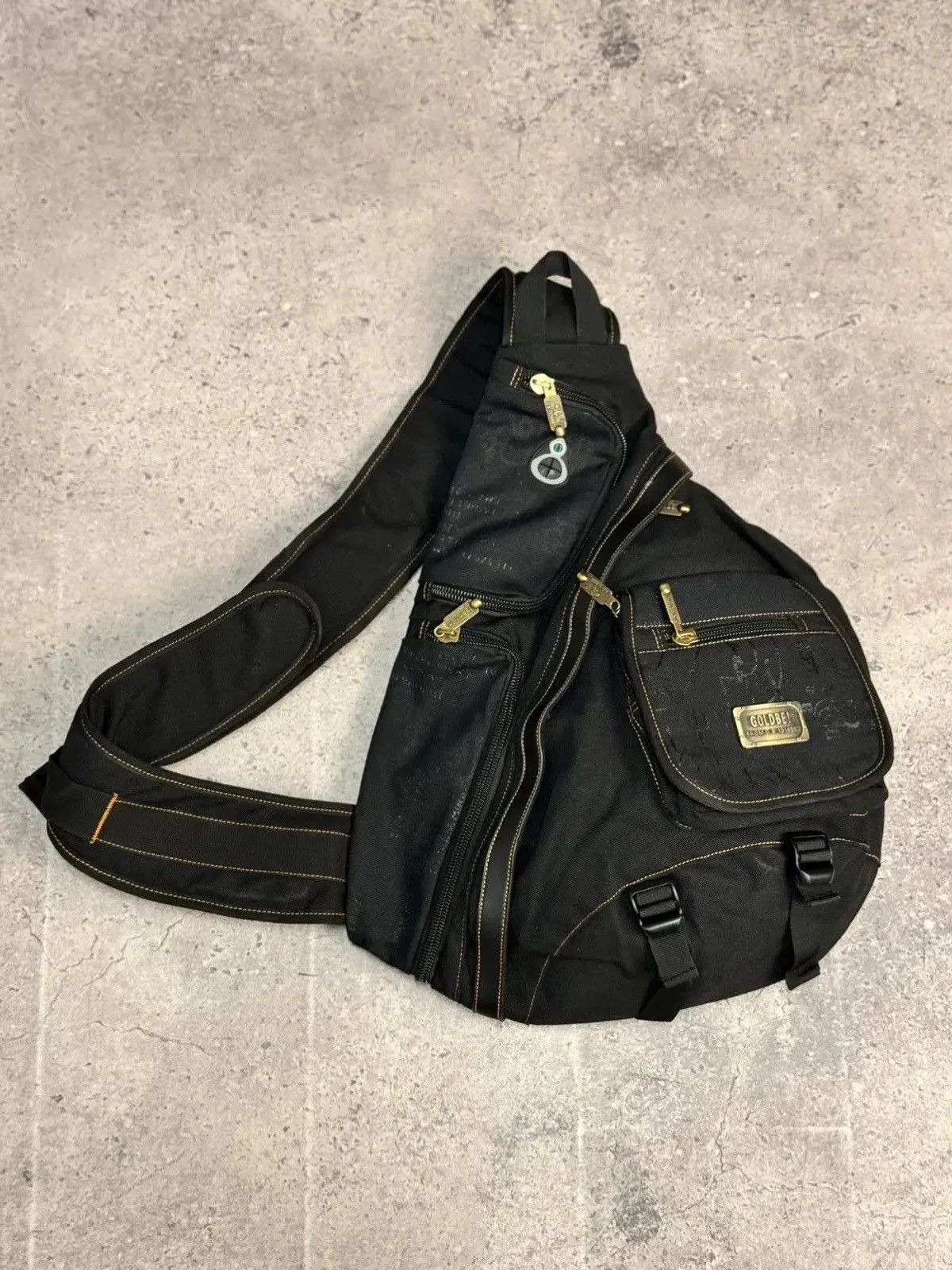 Issey Miyake Retro Cargo Bag Vintage Fur Sling with Pockets Diesel style Size ONE SIZE - 3 Thumbnail