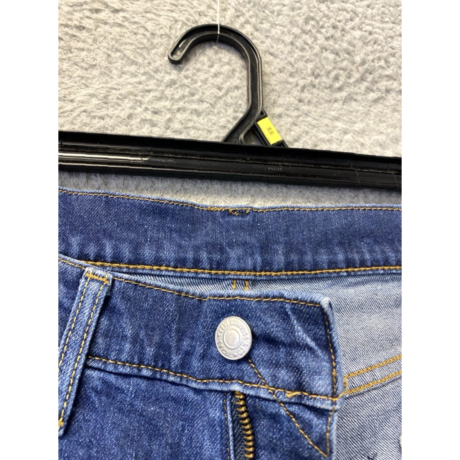 Levi's Levi’s Jeans 511 Big E Men Regular 33x34 Blue Denim Zip Button Straight Leg USA Size US 33 - 3 Thumbnail