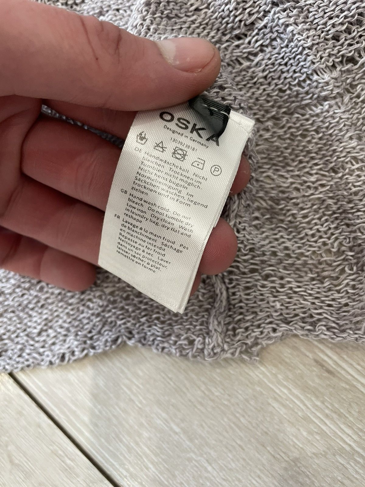 Japanese Brand OSKA Open Knit pullover cardigan Size 3 Size ONE SIZE - 7 Thumbnail