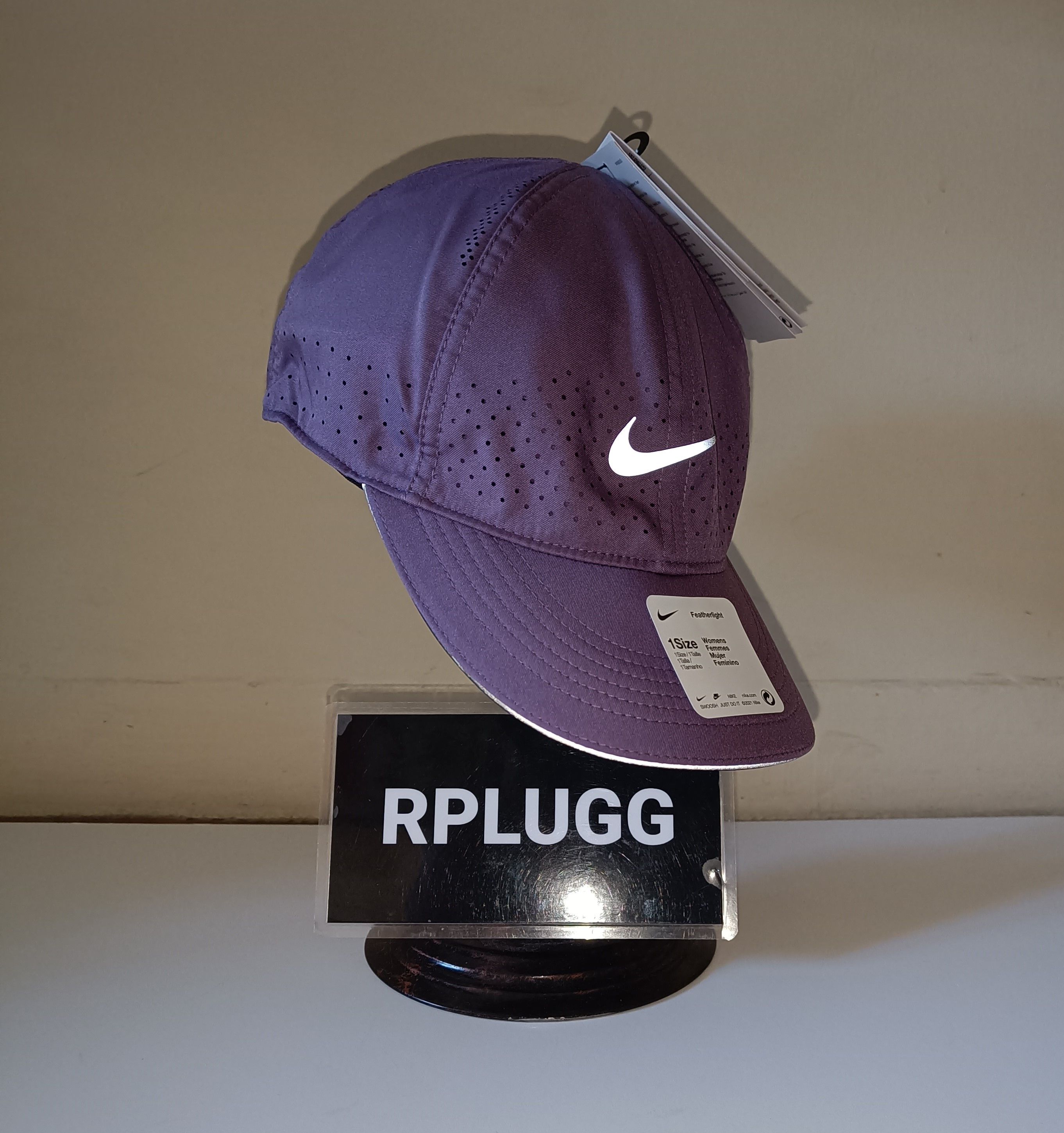 Nike Nike Featherlight Running Cap Purple Size ONE SIZE - 2 Thumbnail