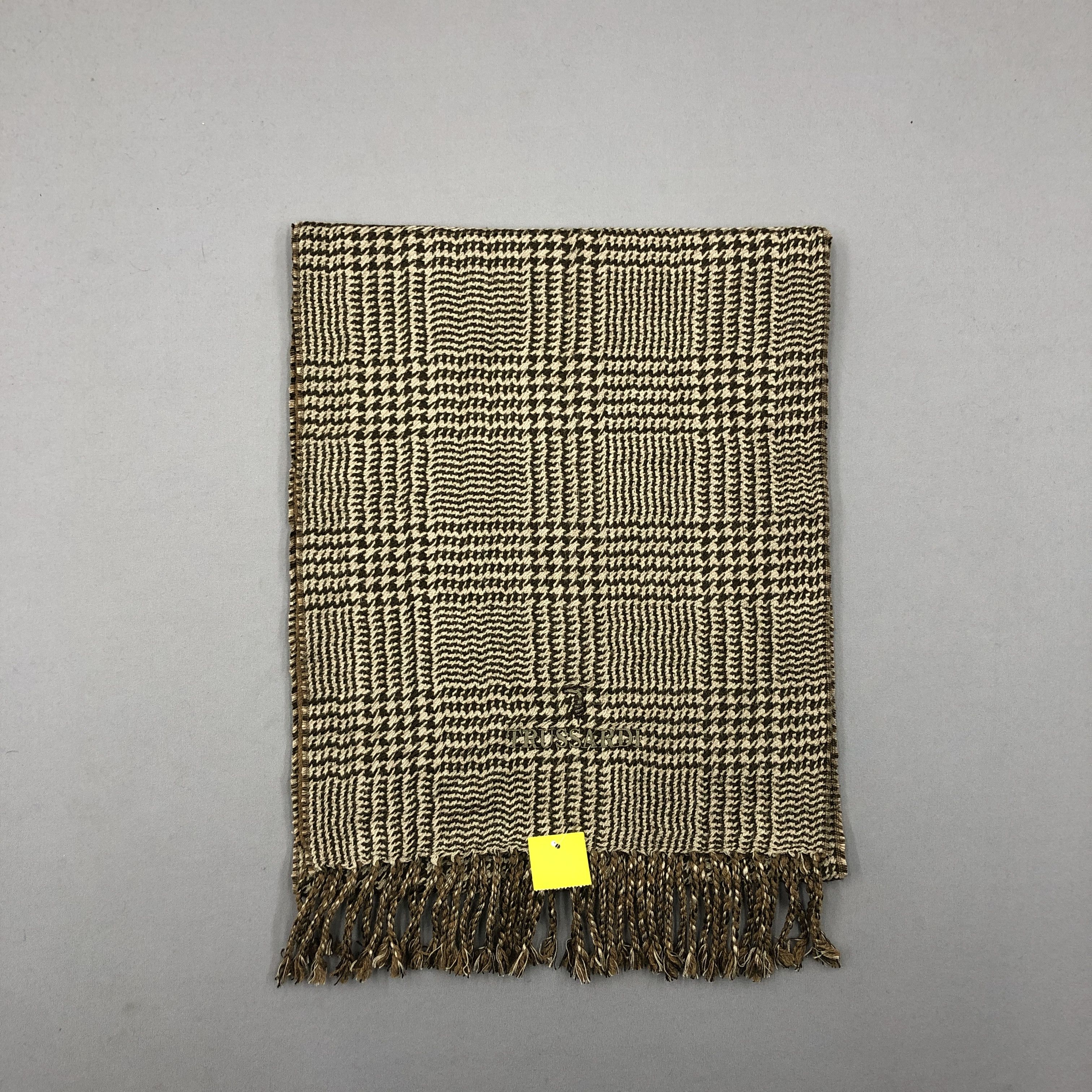Trussardi Vintage Trussardi Scarf Muffler Wool Cashmere Scarves Size ONE SIZE - 3 Thumbnail
