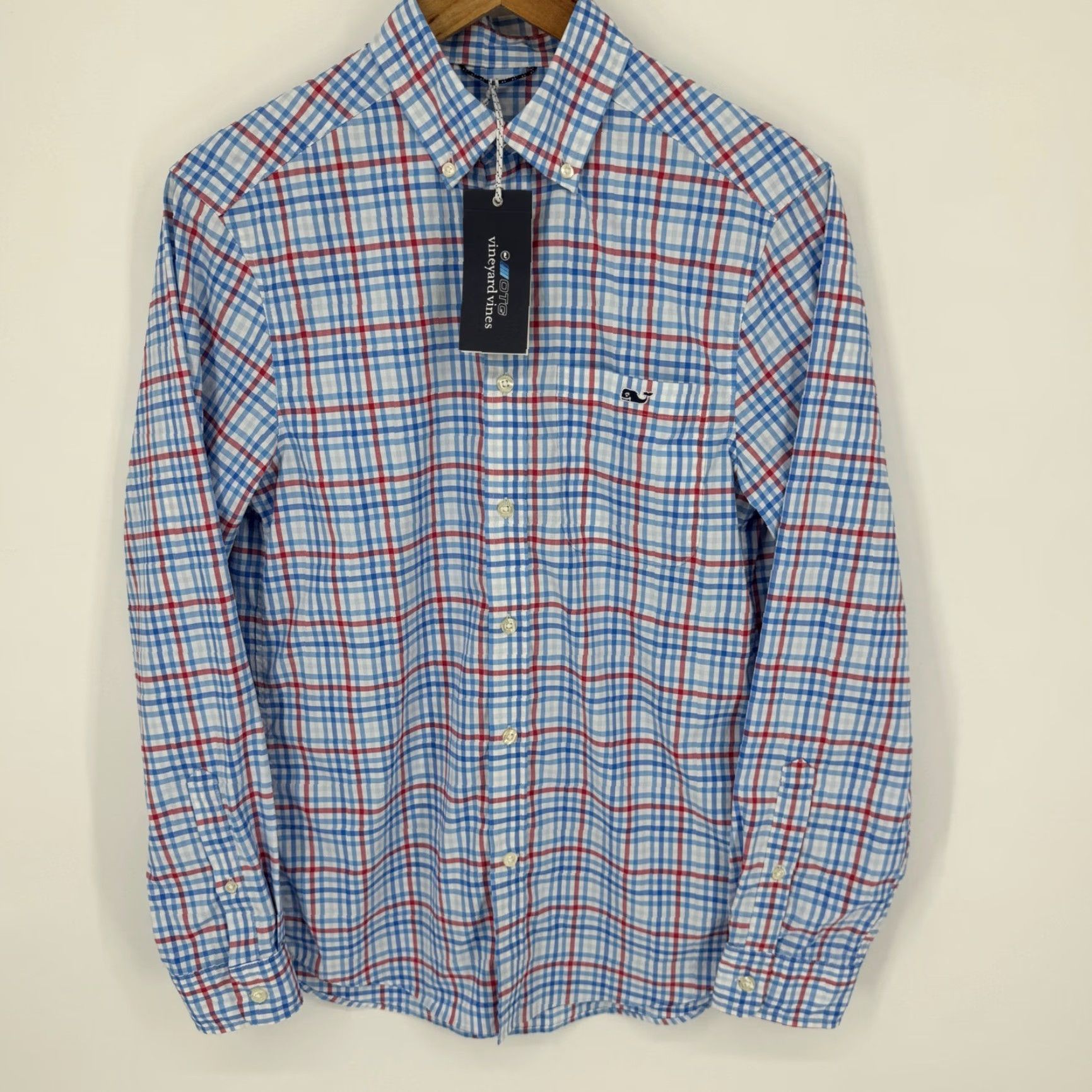 Vineyard Vines Vineyard Vines Mens XS Classic Fit On-the-Go Performance Plaid Shirt NWT Size US XS / EU 42 / 0 - 3 Thumbnail