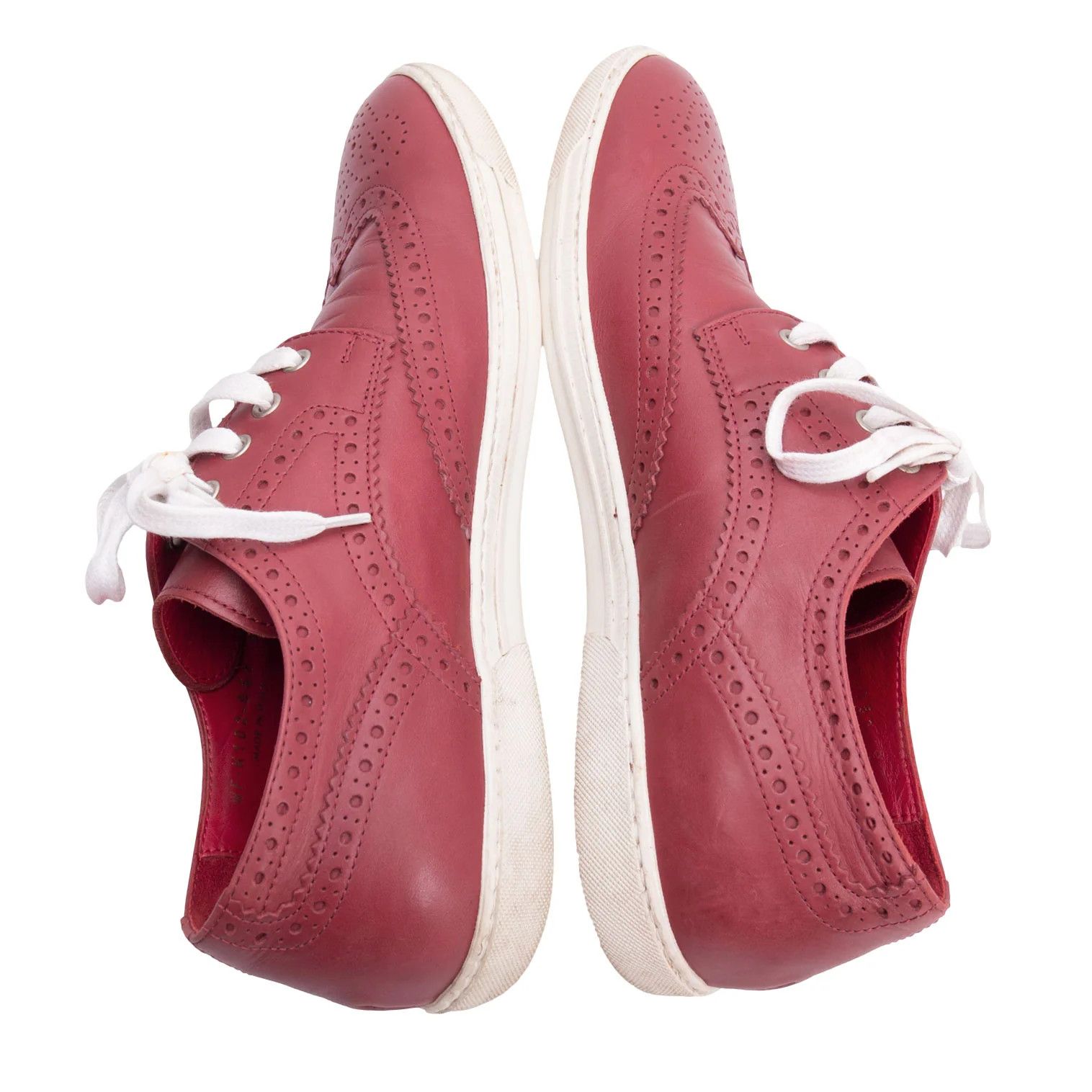 Junya Watanabe Red Wingtip Leather Shoes Size 26cm in Good Condition Size US 8 / EU 41 - 11 Thumbnail