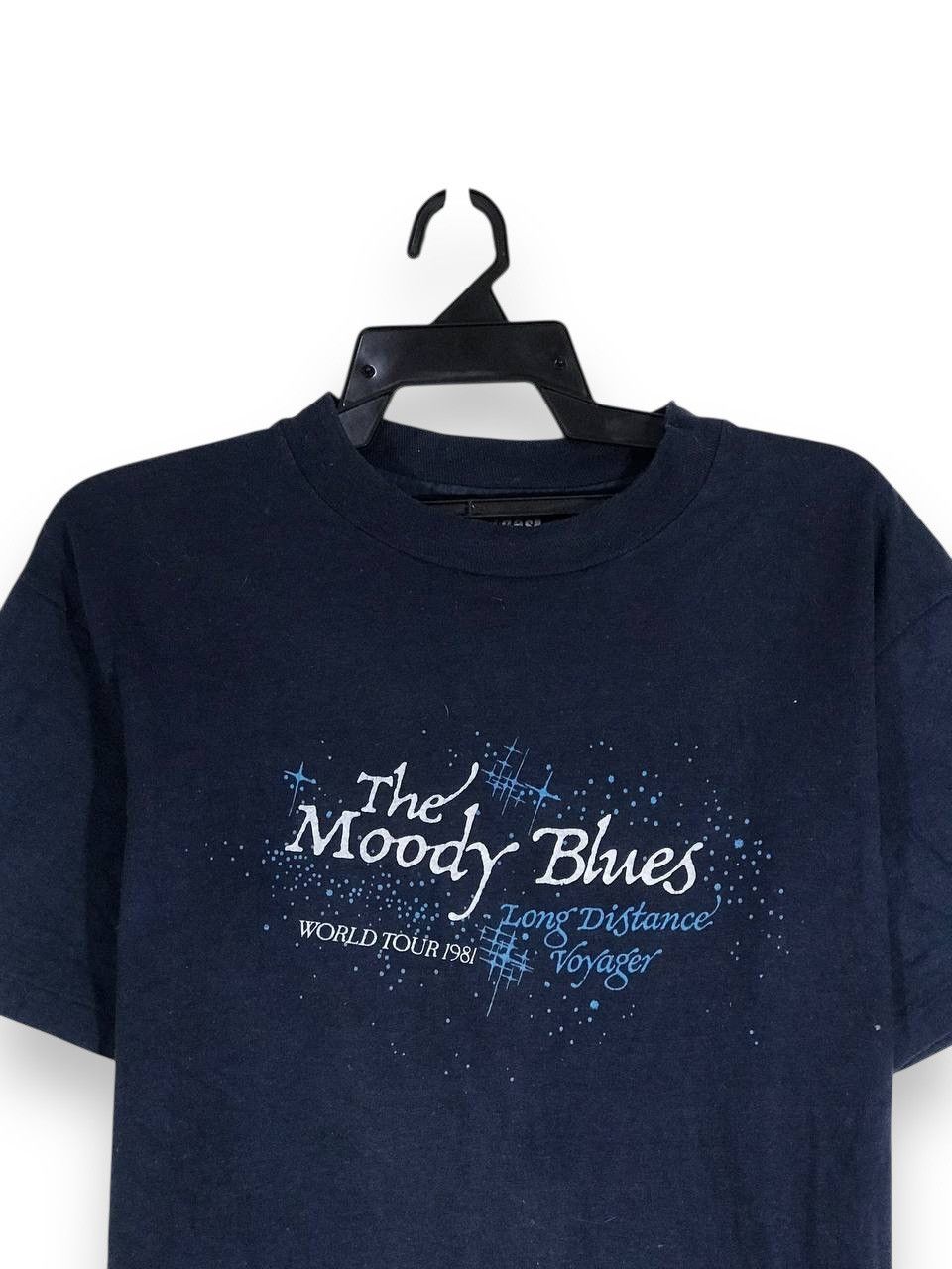 Band Tees Vintage 1981 The Moody blues band clair brothers phase linea Size US L / EU 52-54 / 3 - 2 Thumbnail