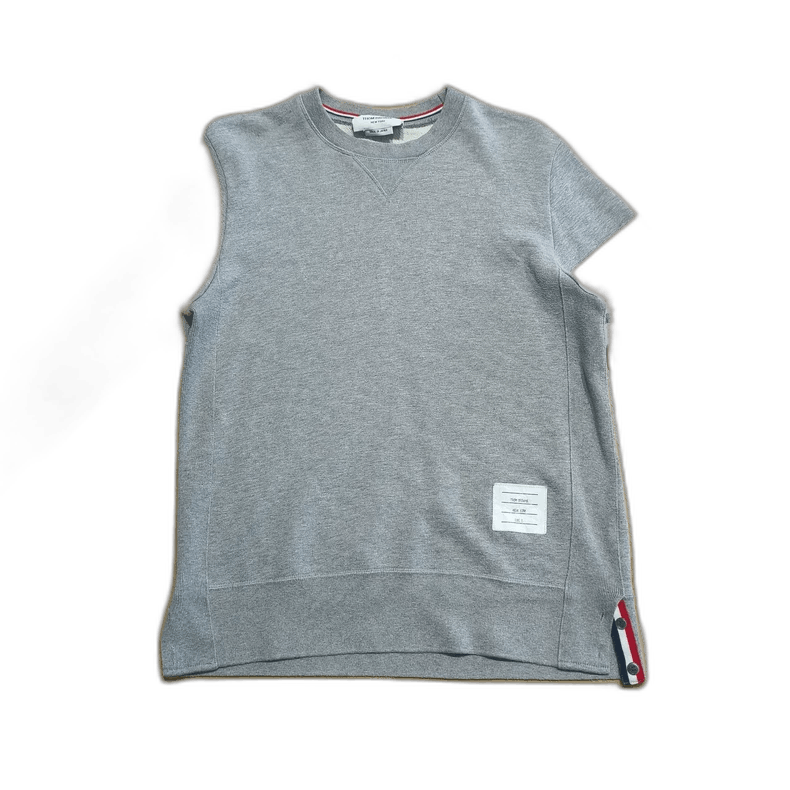 Thom Browne thom browne gray crew neck sweatshirt Size US S / EU 44-46 / 1 - 1 Thumbnail