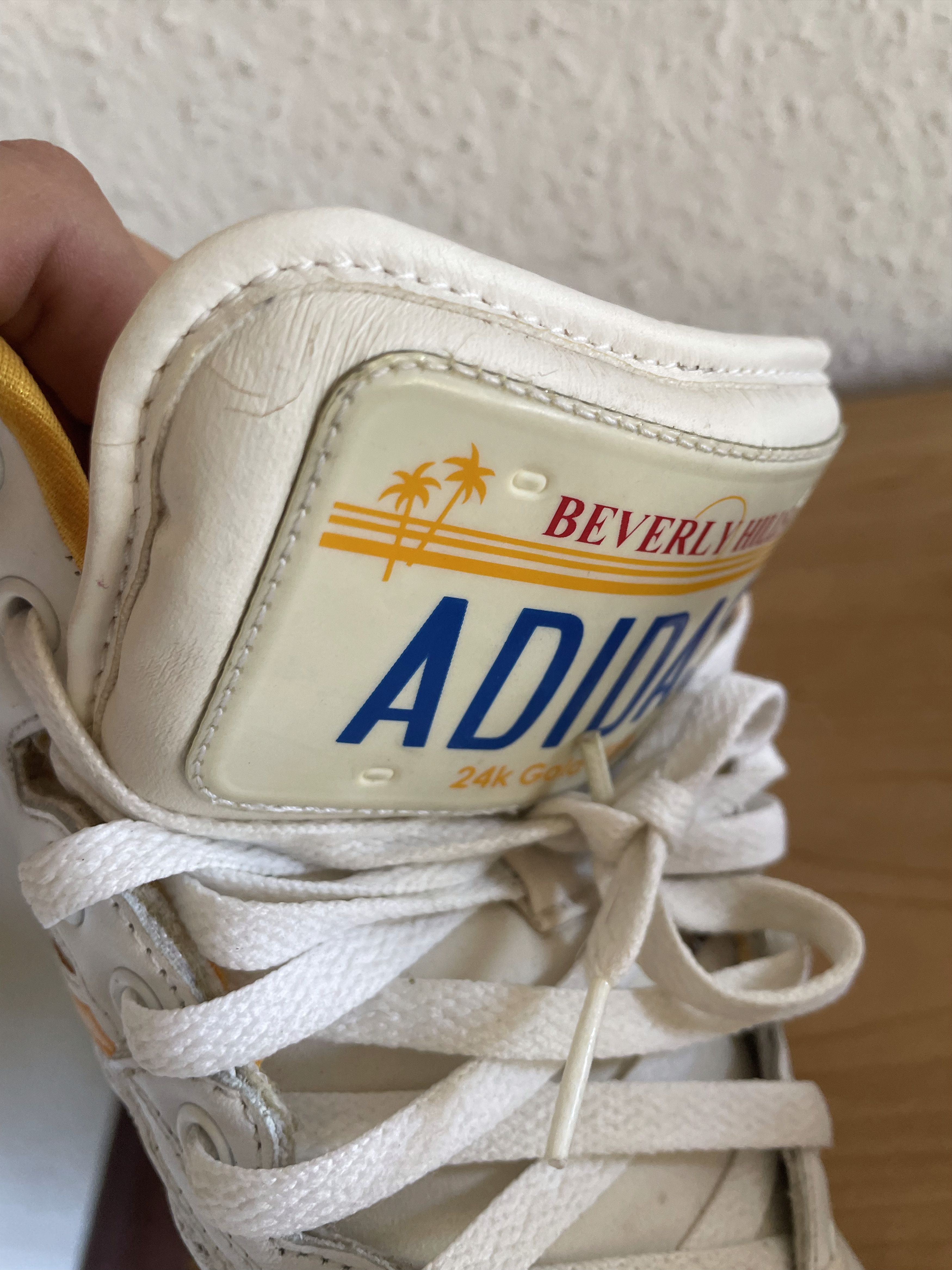 Adidas × Jeremy Scott Beverly Hills License Plate Size US 7.5 / EU 40-41 - 14 Thumbnail