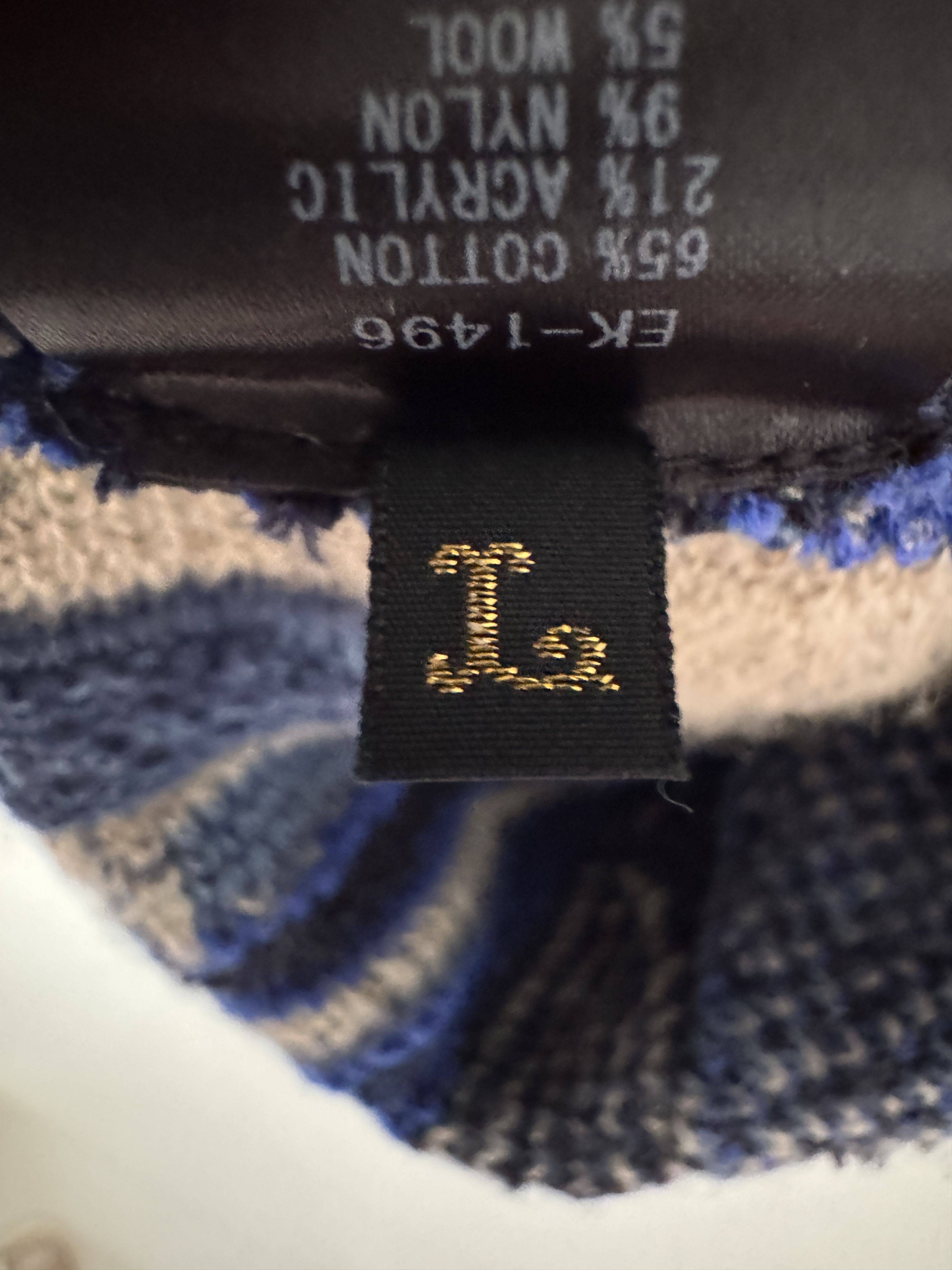 Kapital Kapital 7G Boro Gaudy Knit Sweater Size US L / EU 52-54 / 3 - 4 Thumbnail