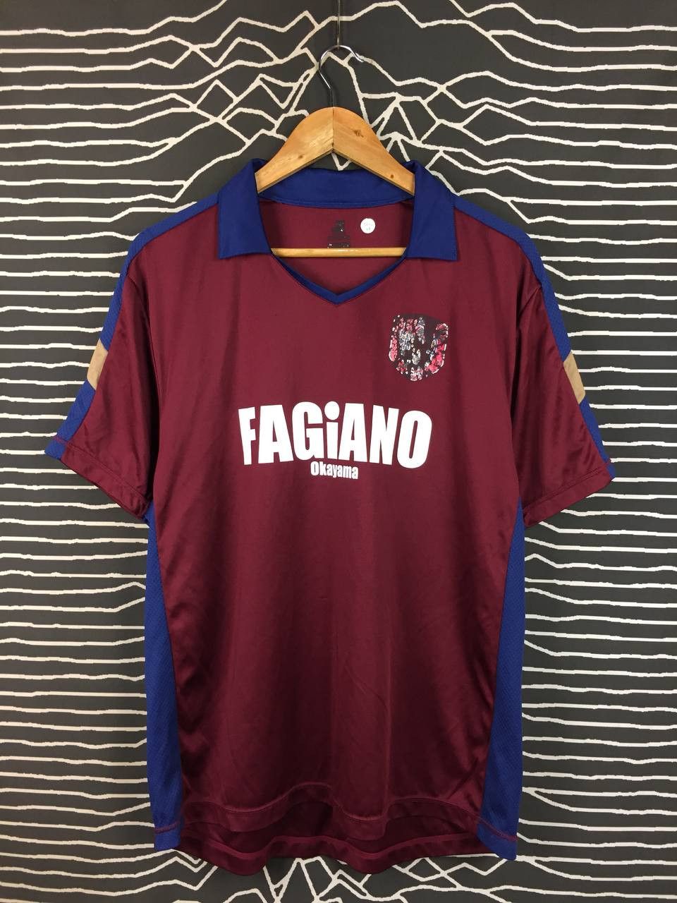 Japanese Brand J.League Official Goods Fagiano Okayama FC Jersey Size US L / EU 52-54 / 3 - 1 Thumbnail