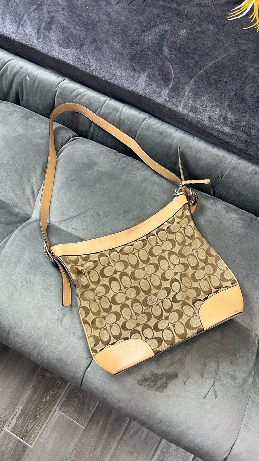 Coach × Vintage Vintage monogram Coach shoulder y2k bag Size ONE SIZE - 5 Thumbnail