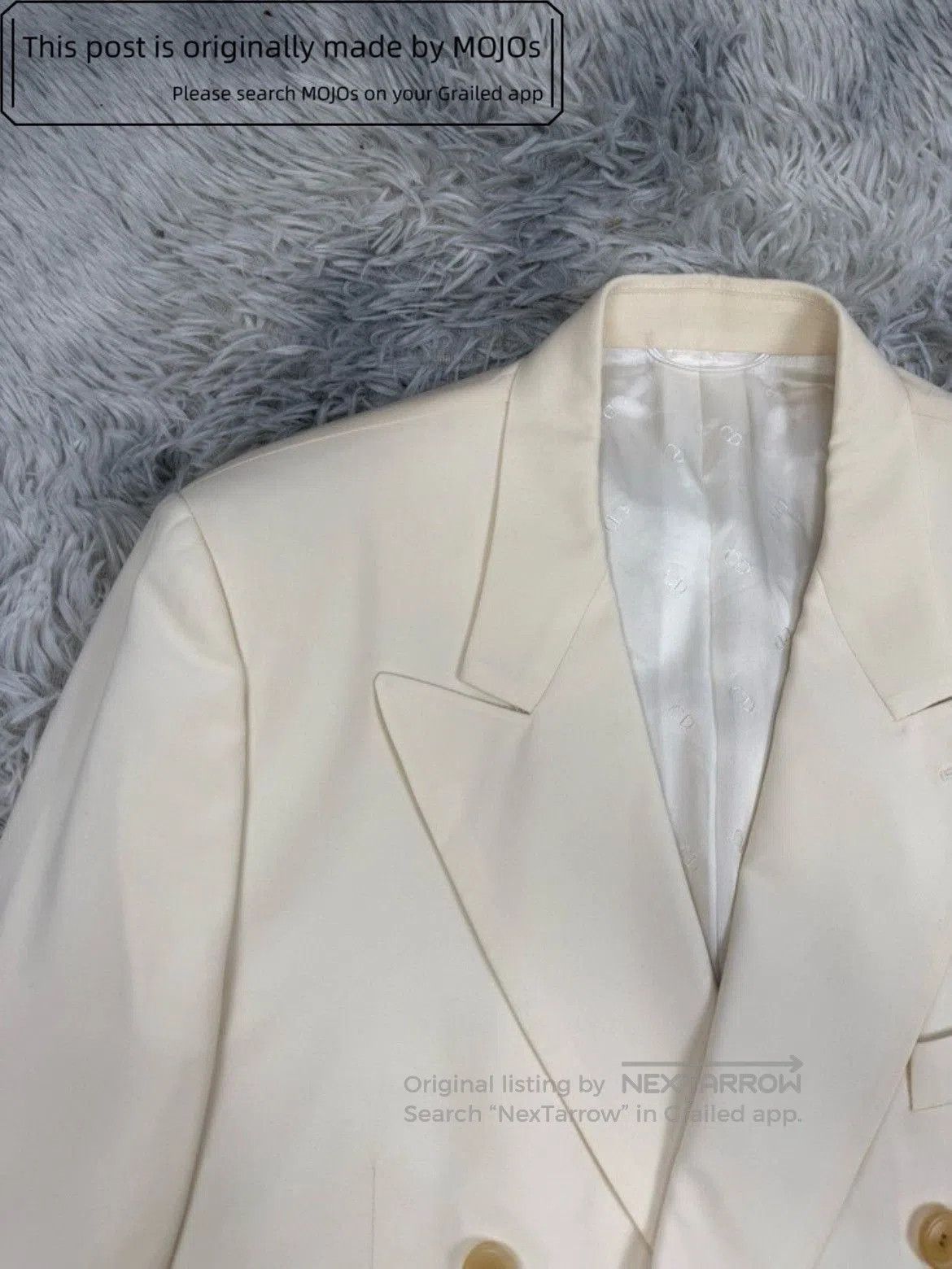 Dior Sz 46 Dior 19AW Runway Golden Button Jacket. Size US S / EU 44-46 / 1 - 2 Thumbnail