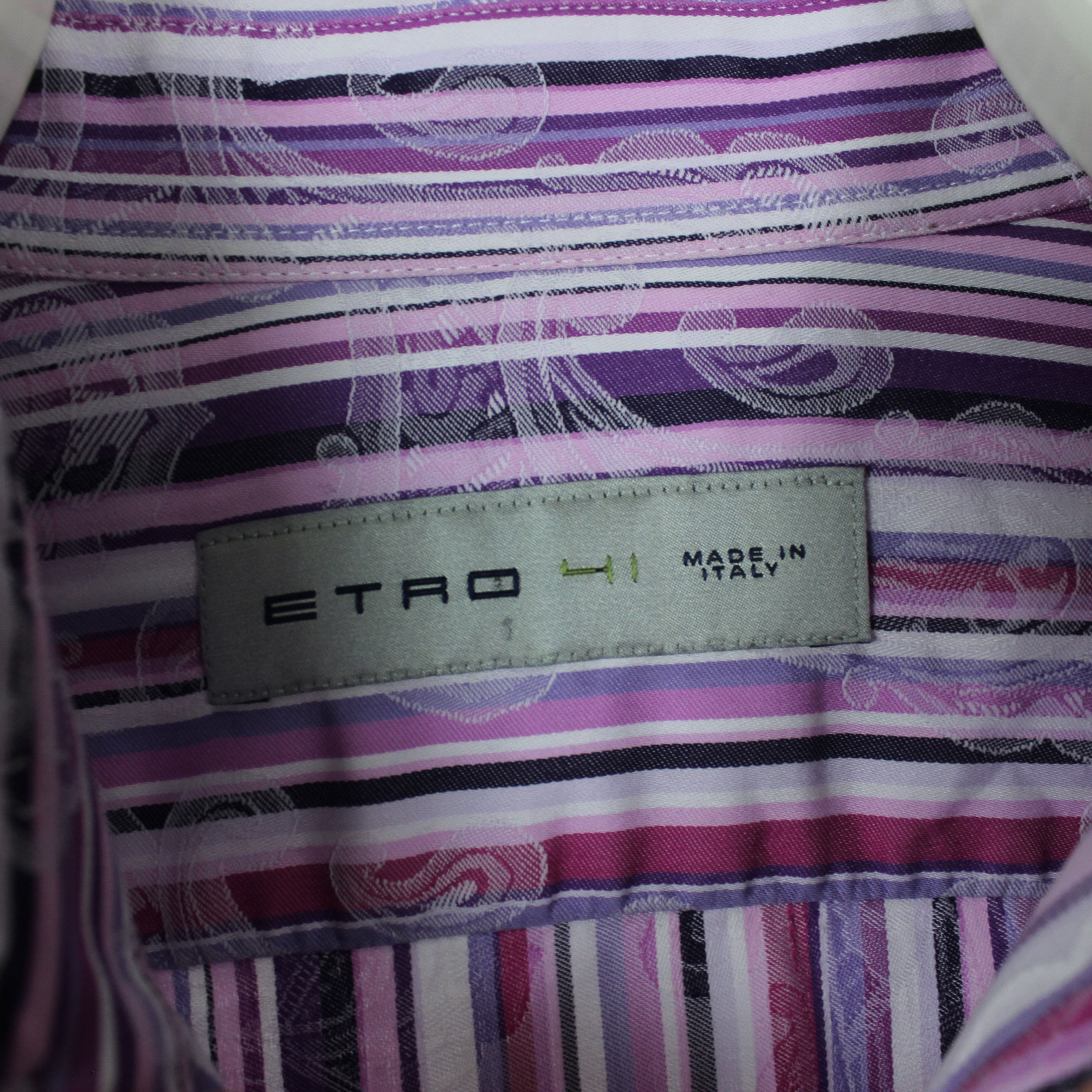 Etro Etro shirt buttons ups flowers multi 41 M L Size US M / EU 48-50 / 2 - 5 Thumbnail