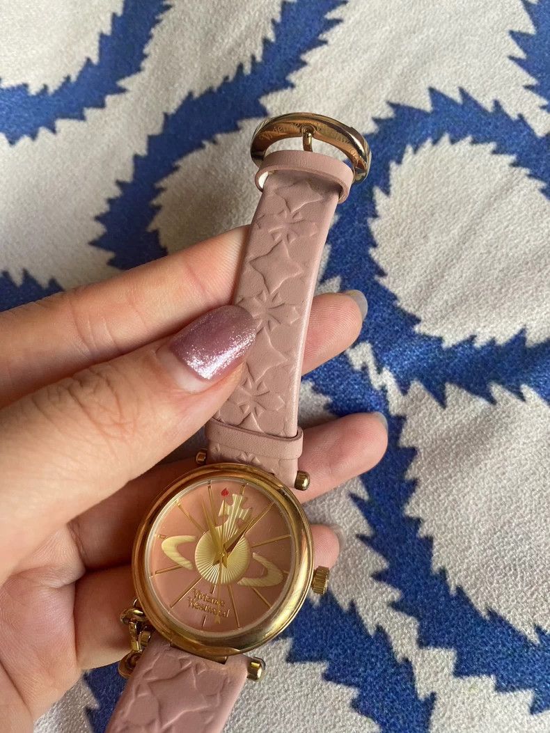 Vivienne Westwood Vivienne Westwood Pink Saturn Watch Size ONE SIZE - 4 Thumbnail