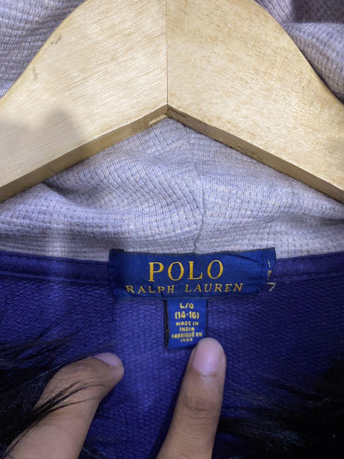 Polo Ralph Lauren Polo Ralph Lauren Fur Zipper Hoodie LGB Style Size US M / EU 48-50 / 2 - 9 Thumbnail