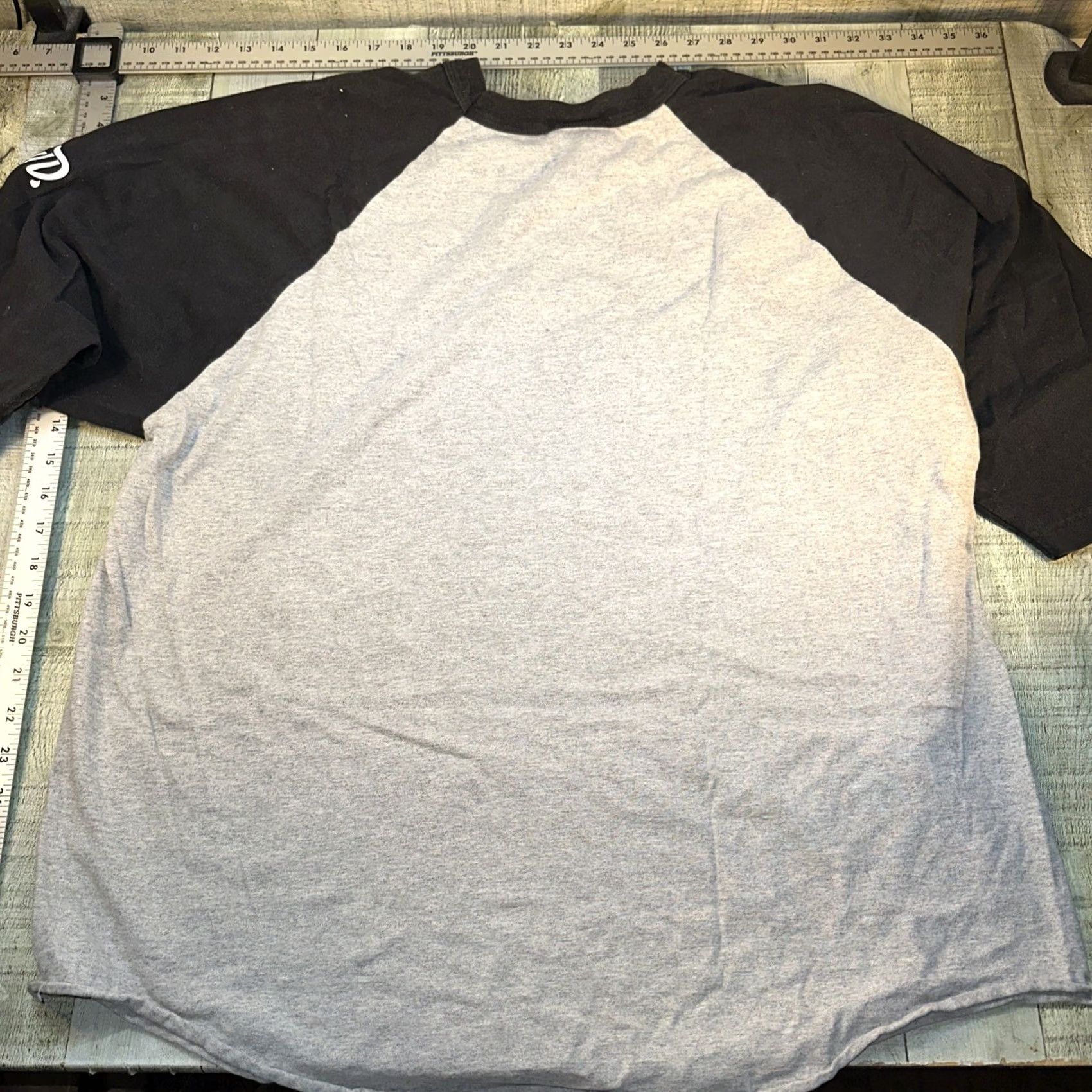 Vintage VINTAGE Filthy Dripped Baseball Shirt XXL White Crew Neck 3/4 Sleeve Mens Graphic Tee Size US XXL / EU 58 / 5 - 2 Thumbnail