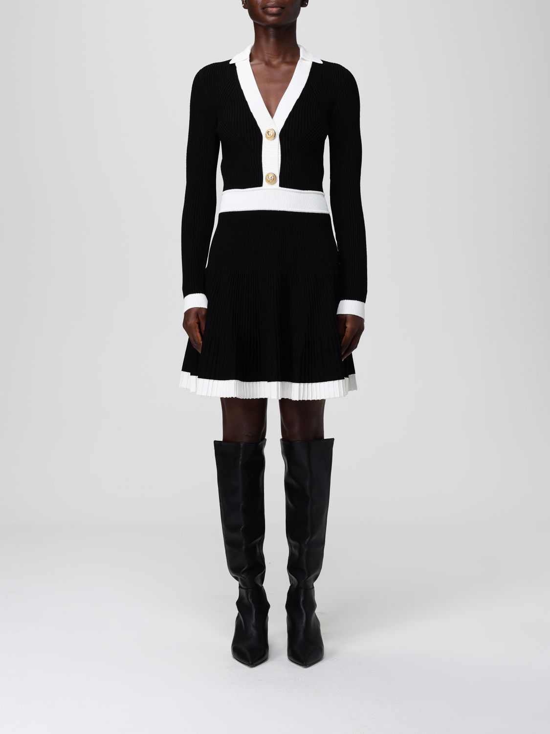 Balmain Balmain Dress Woman White Size XS / US 0-2 / IT 36-38 - 1 Thumbnail