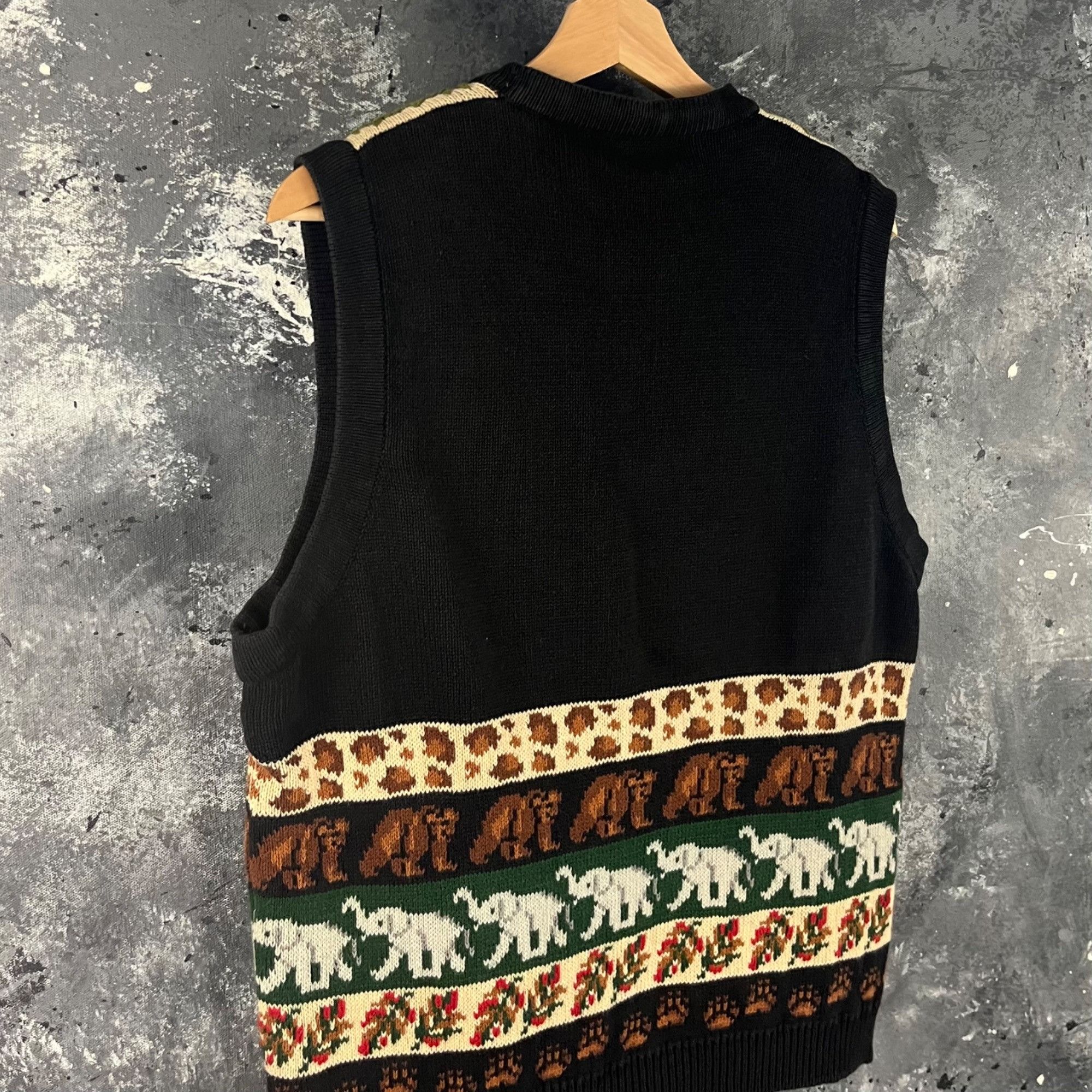 Vintage Vintage 90’s Animals cheetah print vest Size US M / EU 48-50 / 2 - 3 Thumbnail