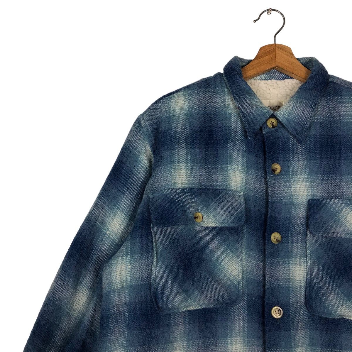 Japanese Brand 🔥Vtg Flannel Jacket Bellmount Japan Mink Fur Issey Miyake Size US M / EU 48-50 / 2 - 7 Thumbnail