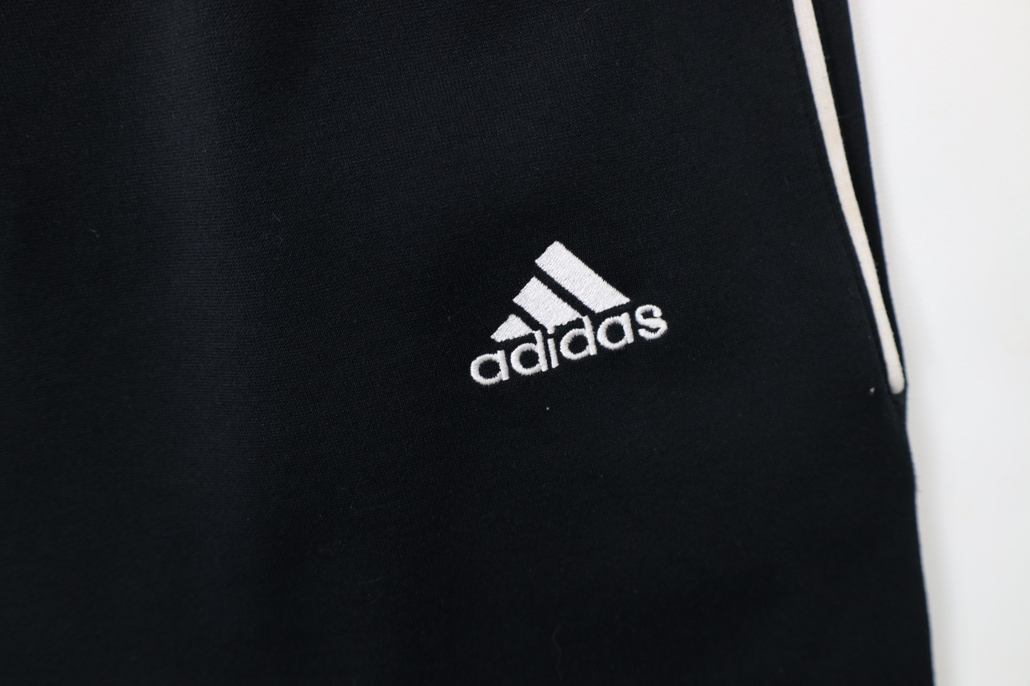 Adidas × Vintage Vintage 90s Adidas Tapered Leg Soccer Warm Up Pants Black Size US 38 / EU 54 - 6 Thumbnail
