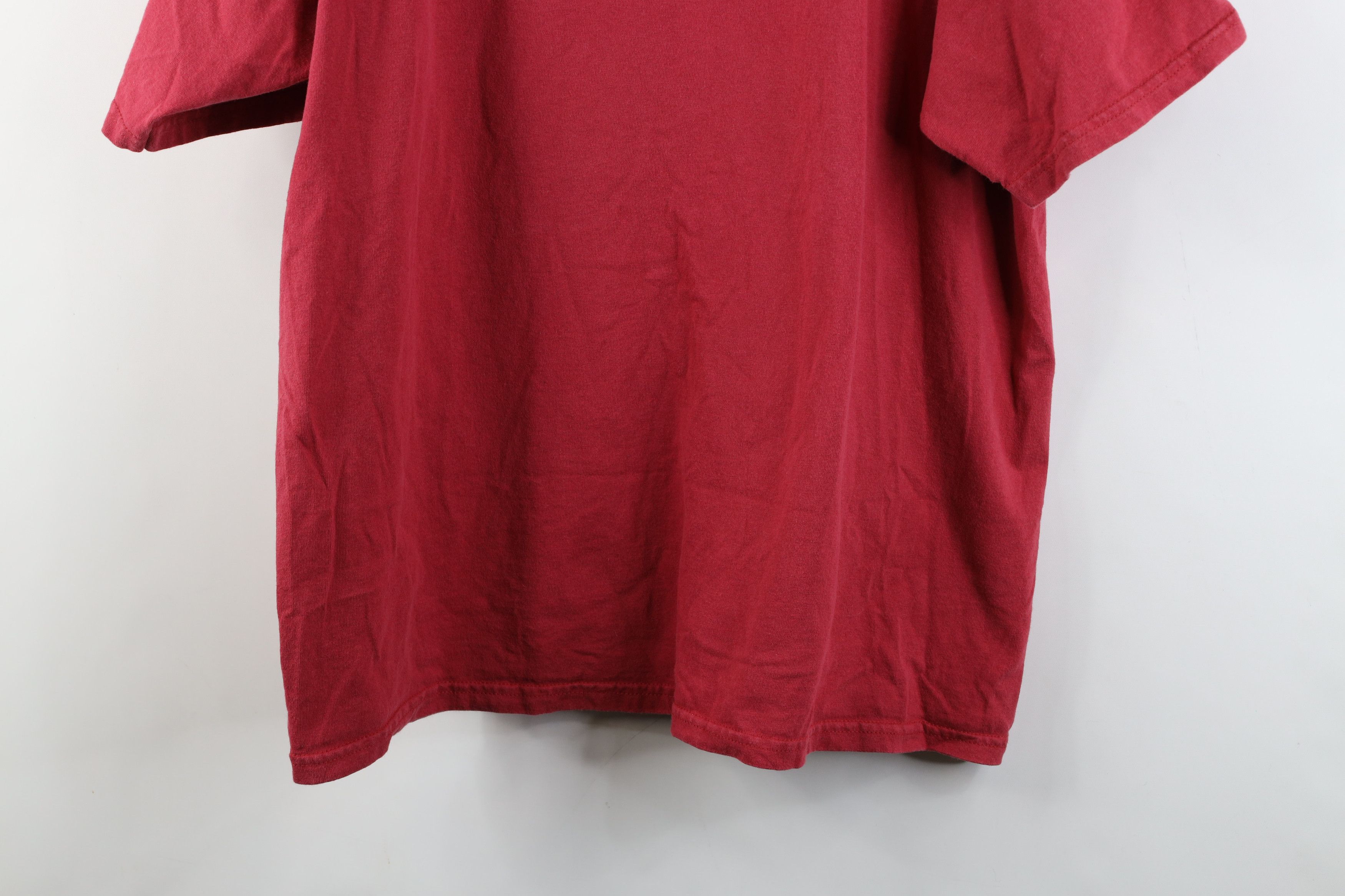 Vintage Vintage 90s Streetwear Valley Idaho Fishing T-Shirt Red Size US XL / EU 56 / 4 - 3 Thumbnail