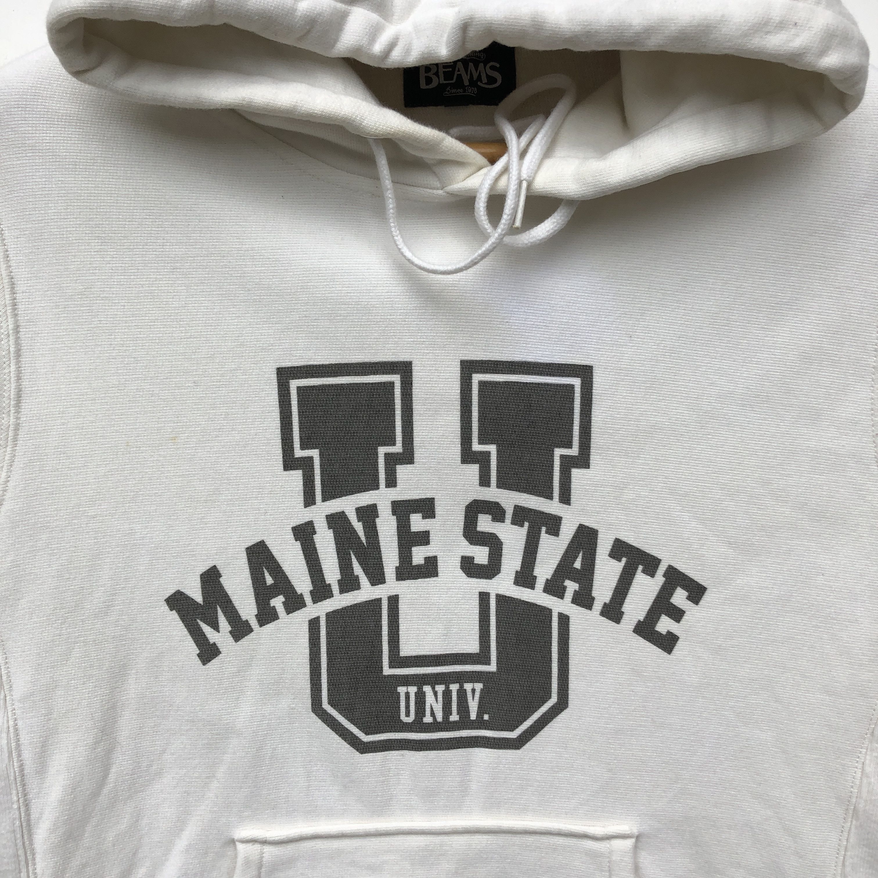 Beams Japan Maine State Univ. by BEAMS Hoodie Pullover #0865-28 Size US M / EU 48-50 / 2 - 2 Thumbnail