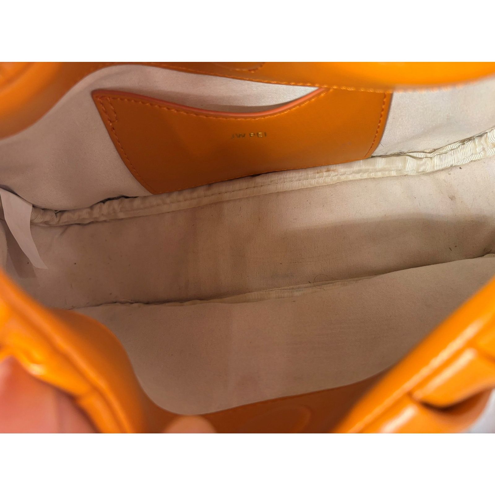 JW PEI JW PEI Gabbi Ruched Orange Vegan Leather Shoulder Fall bag Size ONE SIZE - 10 Thumbnail
