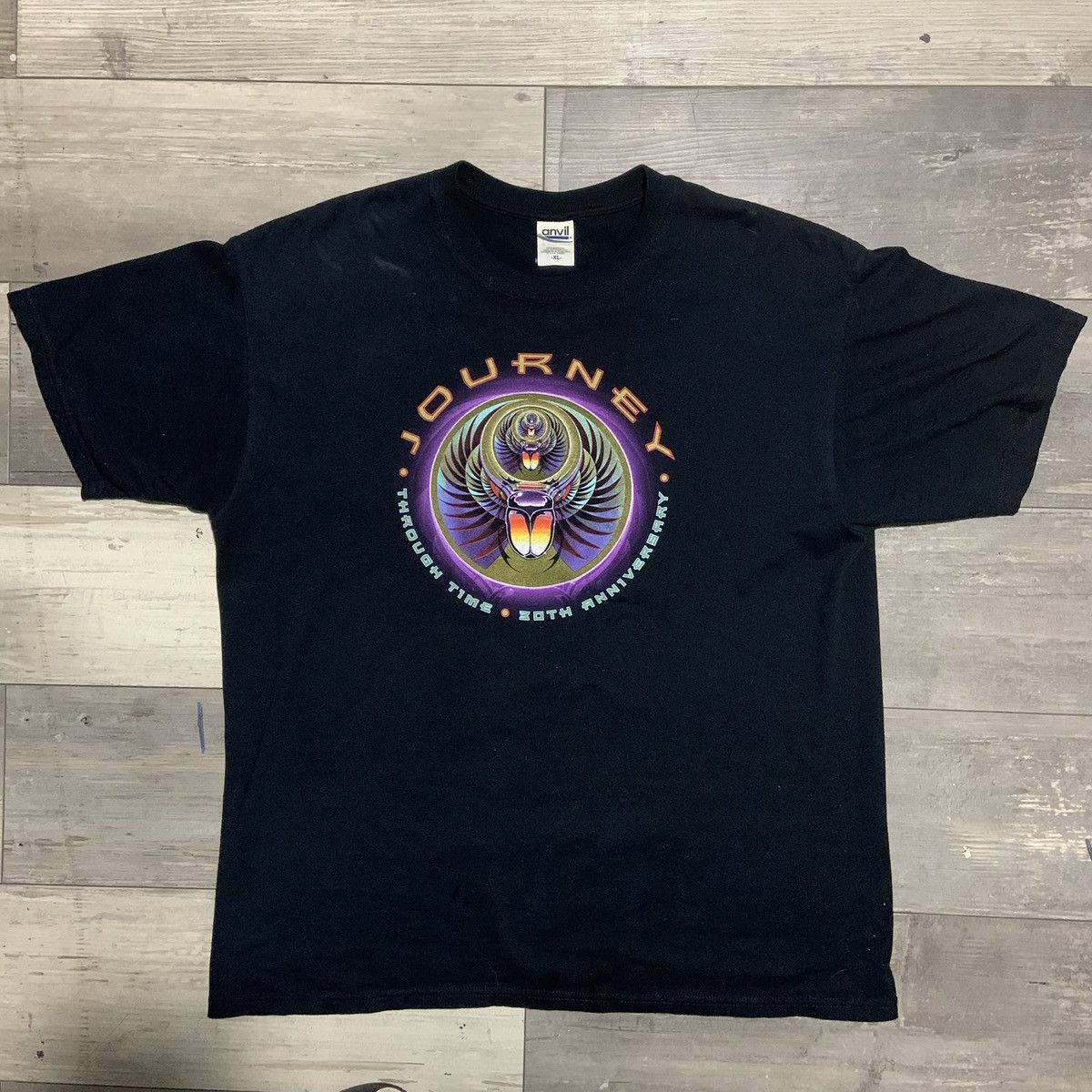 Anvil Vintage 2005 Journey 20Th Anniversary Tour Tee Size US XL / EU 56 / 4 - 1 Thumbnail